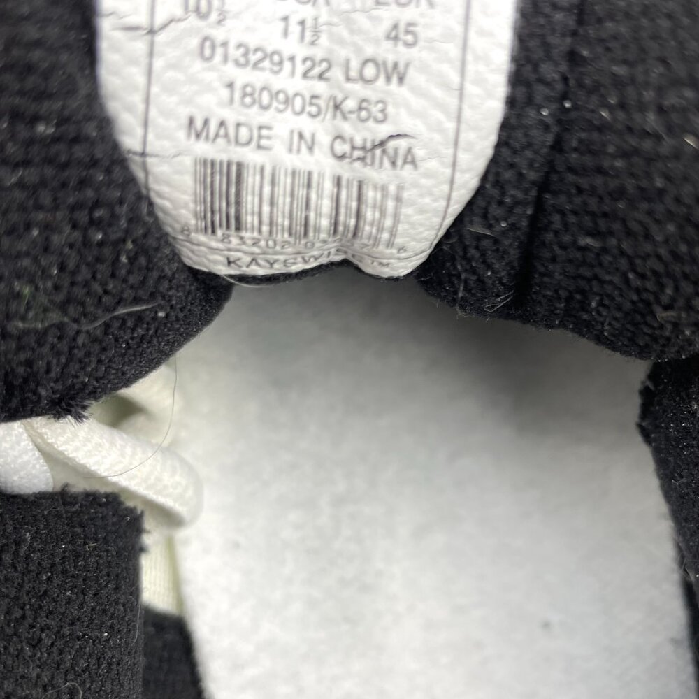 K‑SWISS Men’s Court White & Black Sneakers Skate Shoes Size US 11.5 / EUR 45 - Picture 11 of 13
